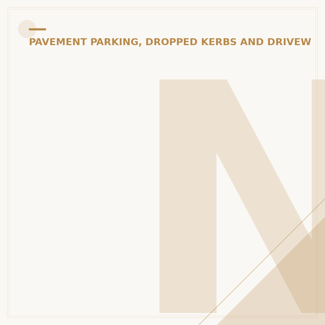 New UK Pavement Parking Laws: What You Need to Know