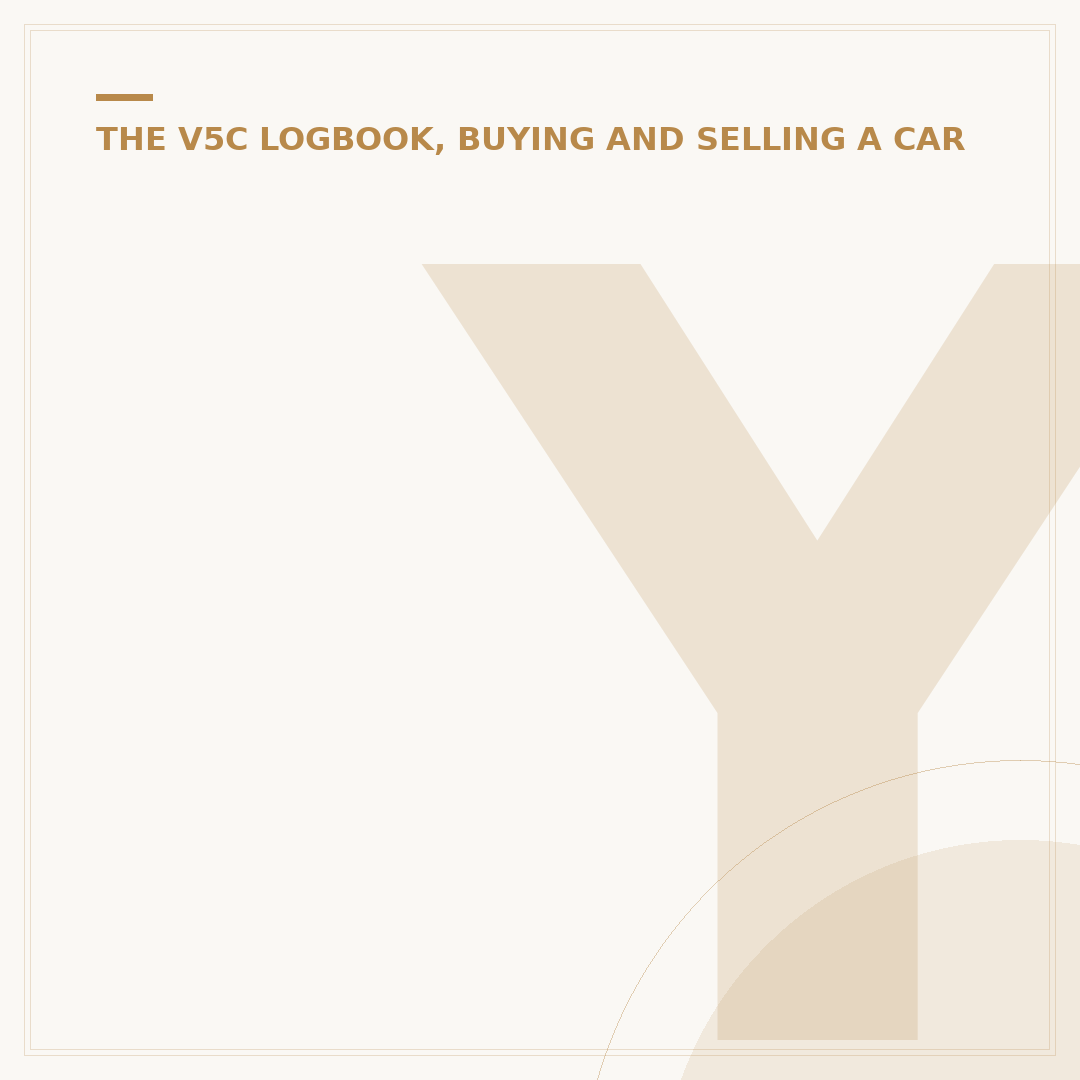 Your V5C Vehicle Registration Certificate Explained