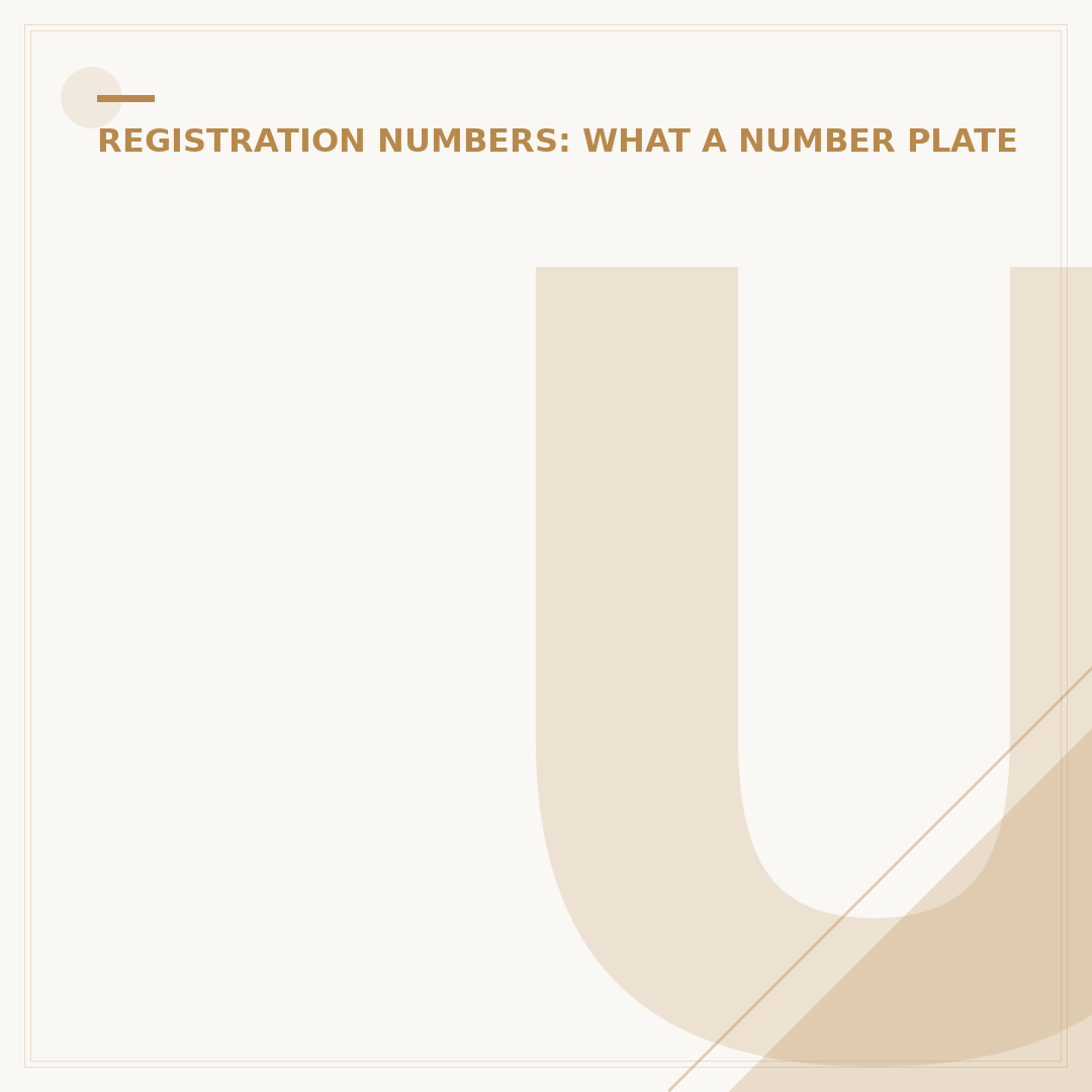 Understanding Vintage Number Plates for Your Vehicle