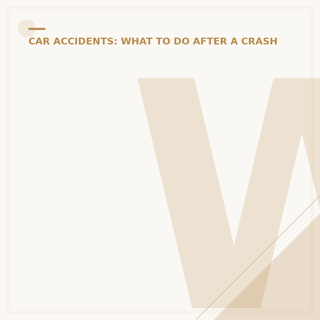 What to Do After a Road Accident: Your Action Plan
