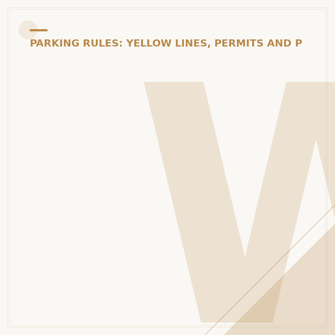 Wheel Chair Parking Permit