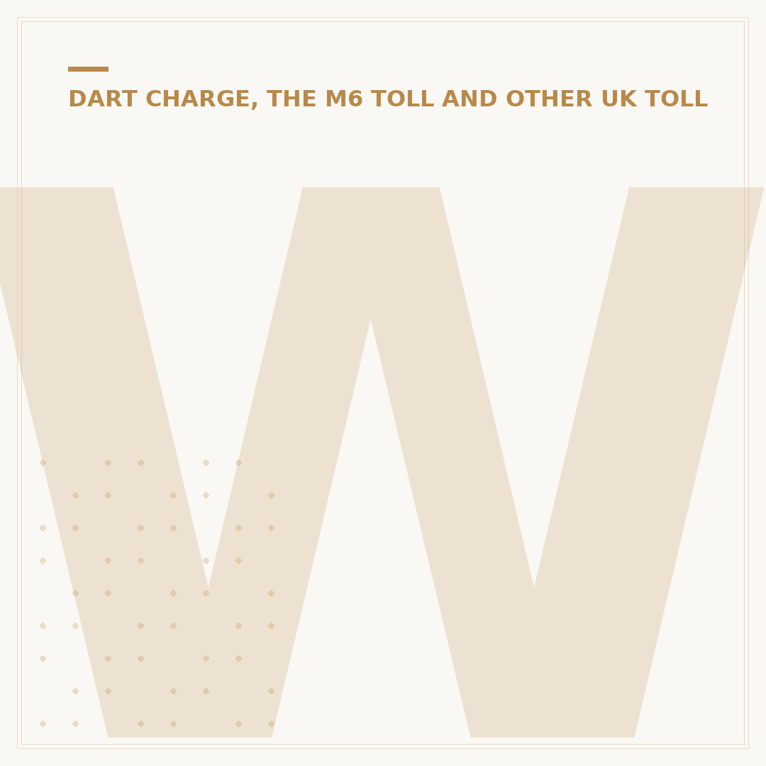 Who Owns the M6 Toll Road?