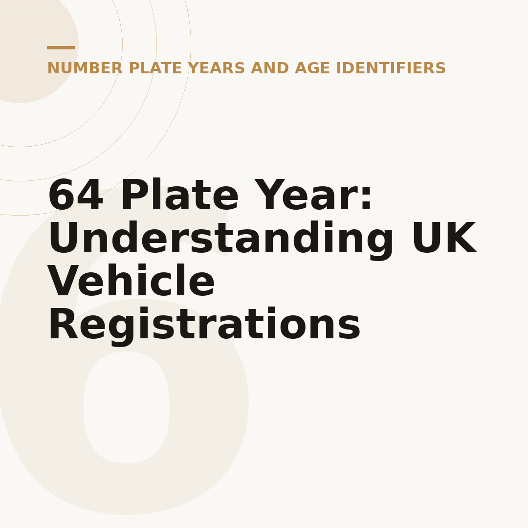 64 Plate Year: Understanding UK Vehicle Registrations