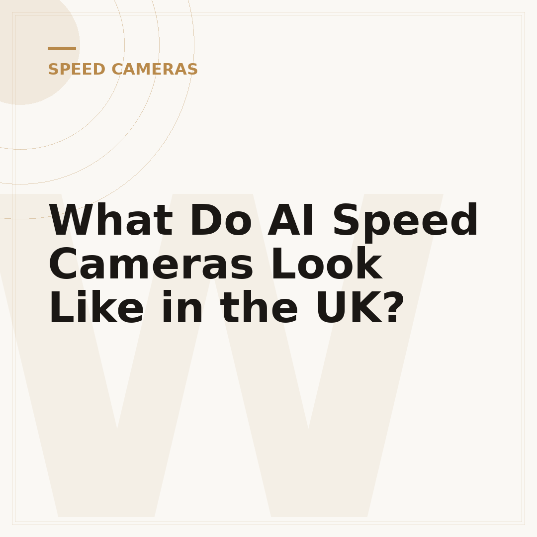 What Do AI Speed Cameras Look Like in the UK?