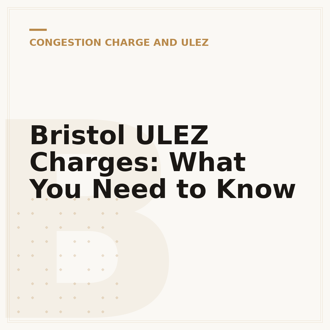 Bristol ULEZ Charges: What You Need to Know
