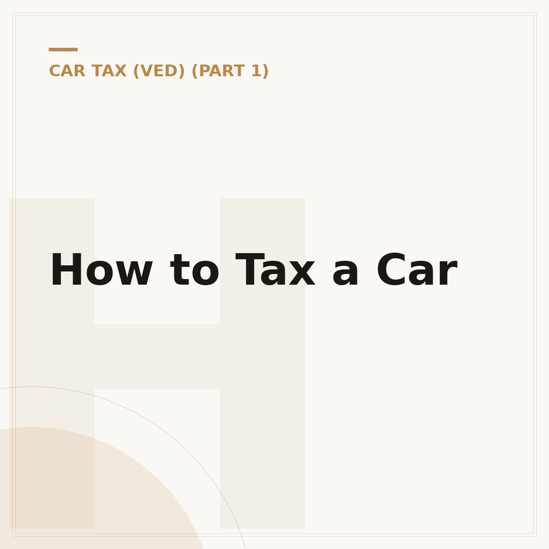 How to Tax a Car