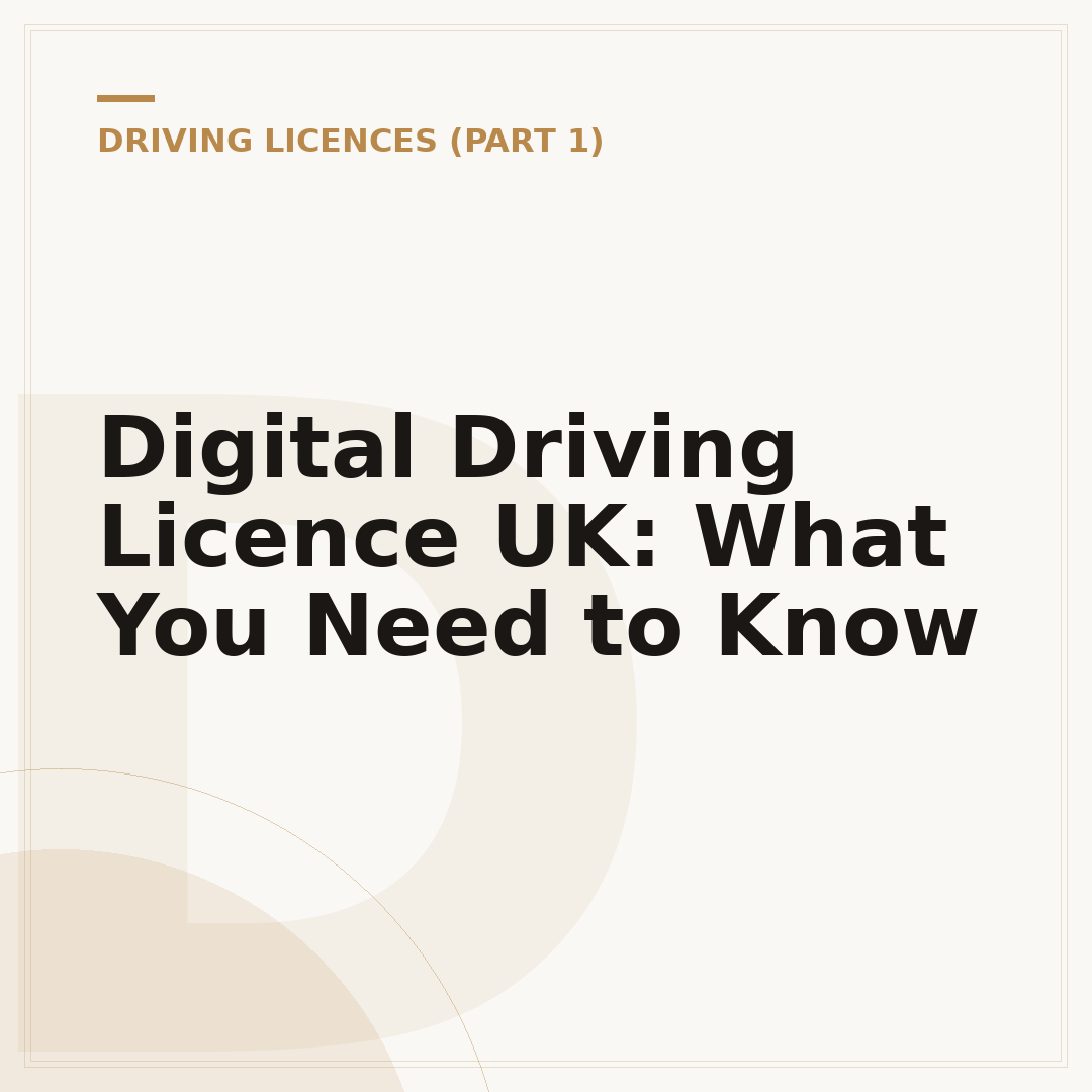 Digital Driving Licence UK: What You Need to Know