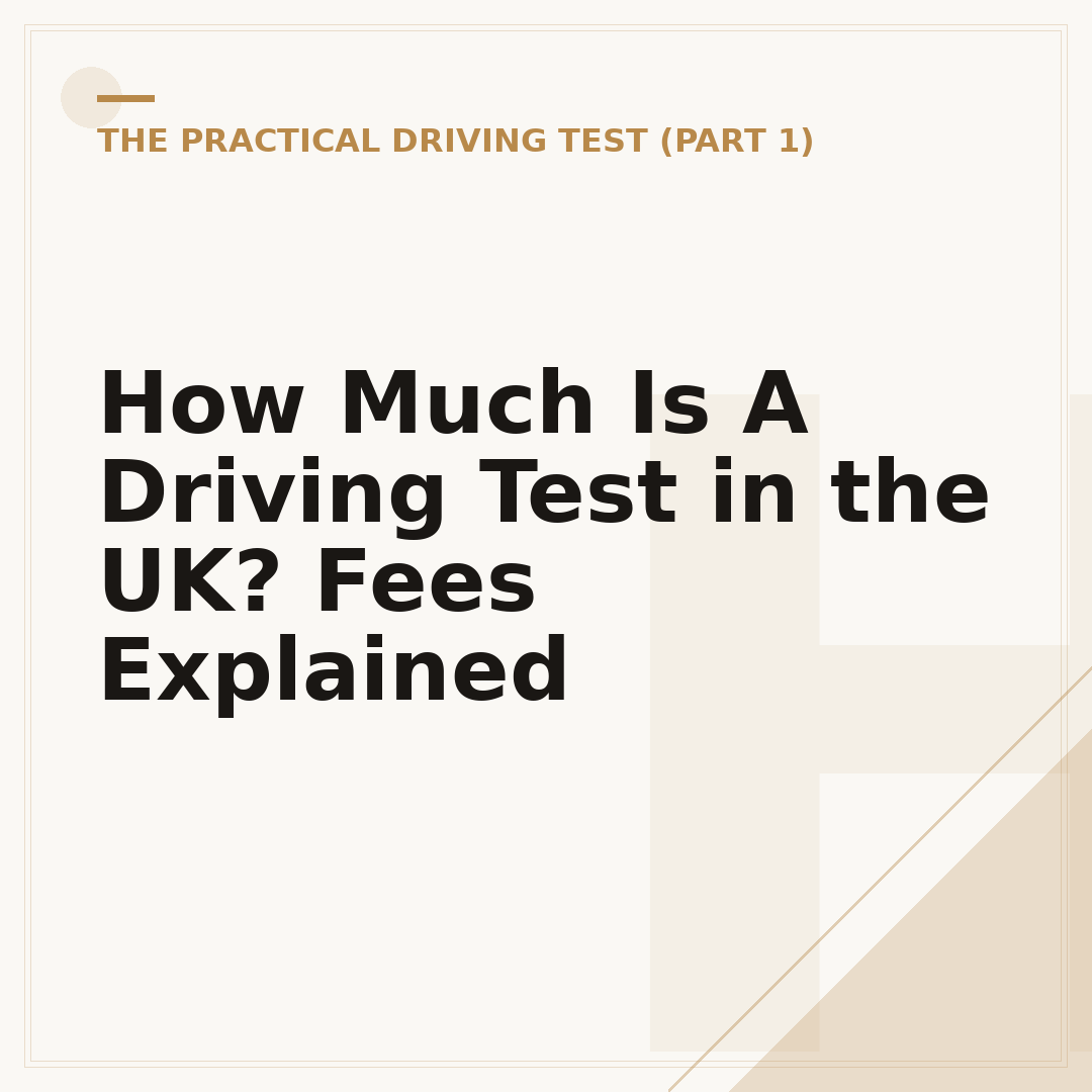 How Much Is A Driving Test in the UK? Fees Explained