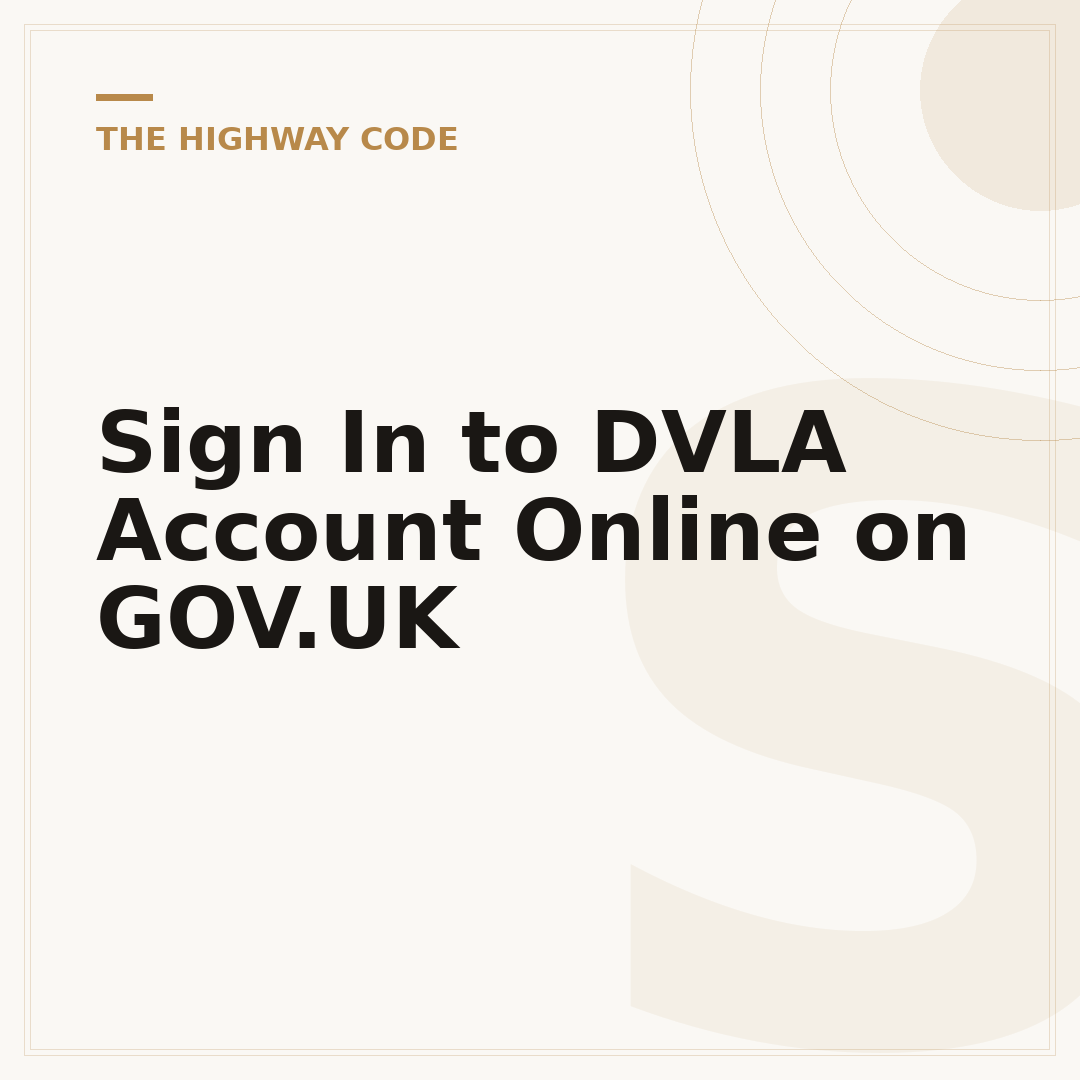 Sign In to DVLA Account Online on GOV.UK