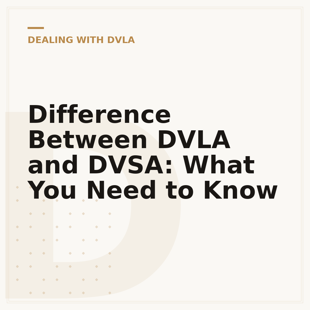 Difference Between DVLA and DVSA: What You Need to Know