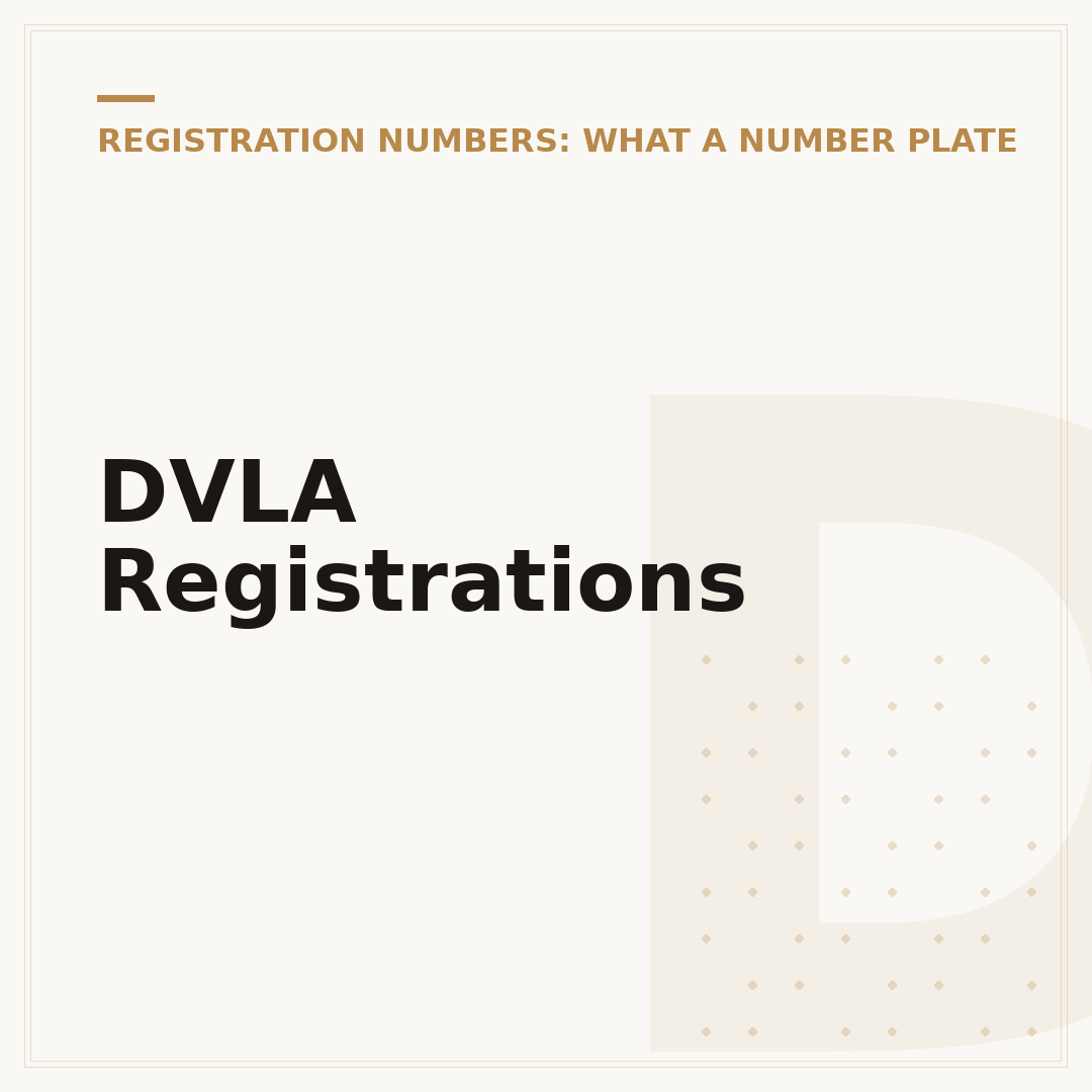 DVLA Registrations