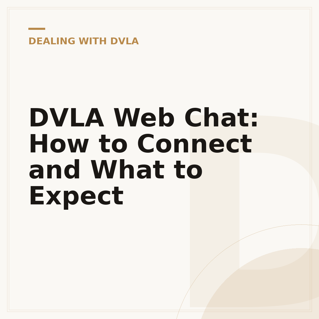 DVLA Web Chat: How to Connect and What to Expect