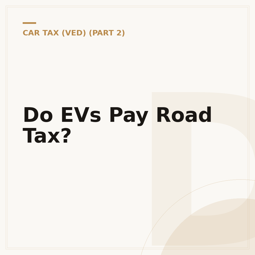 Do EVs Pay Road Tax?