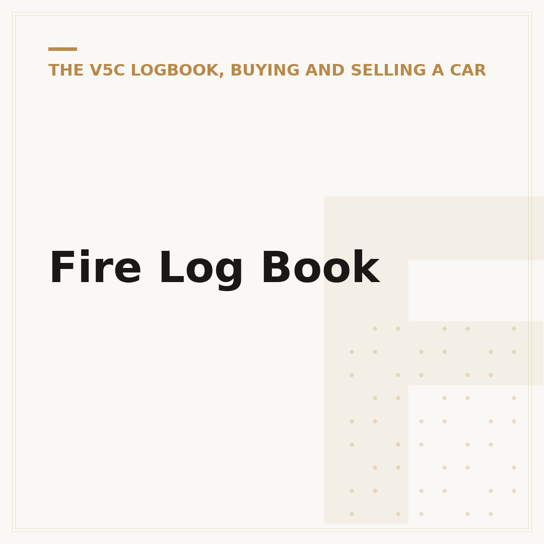 Fire Log Book