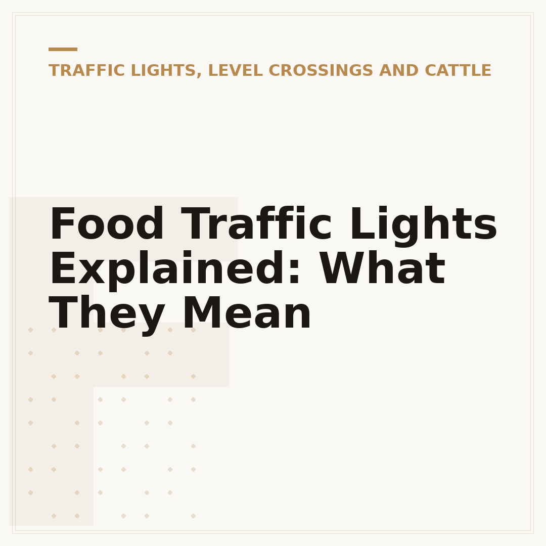 Food Traffic Lights Explained: What They Mean