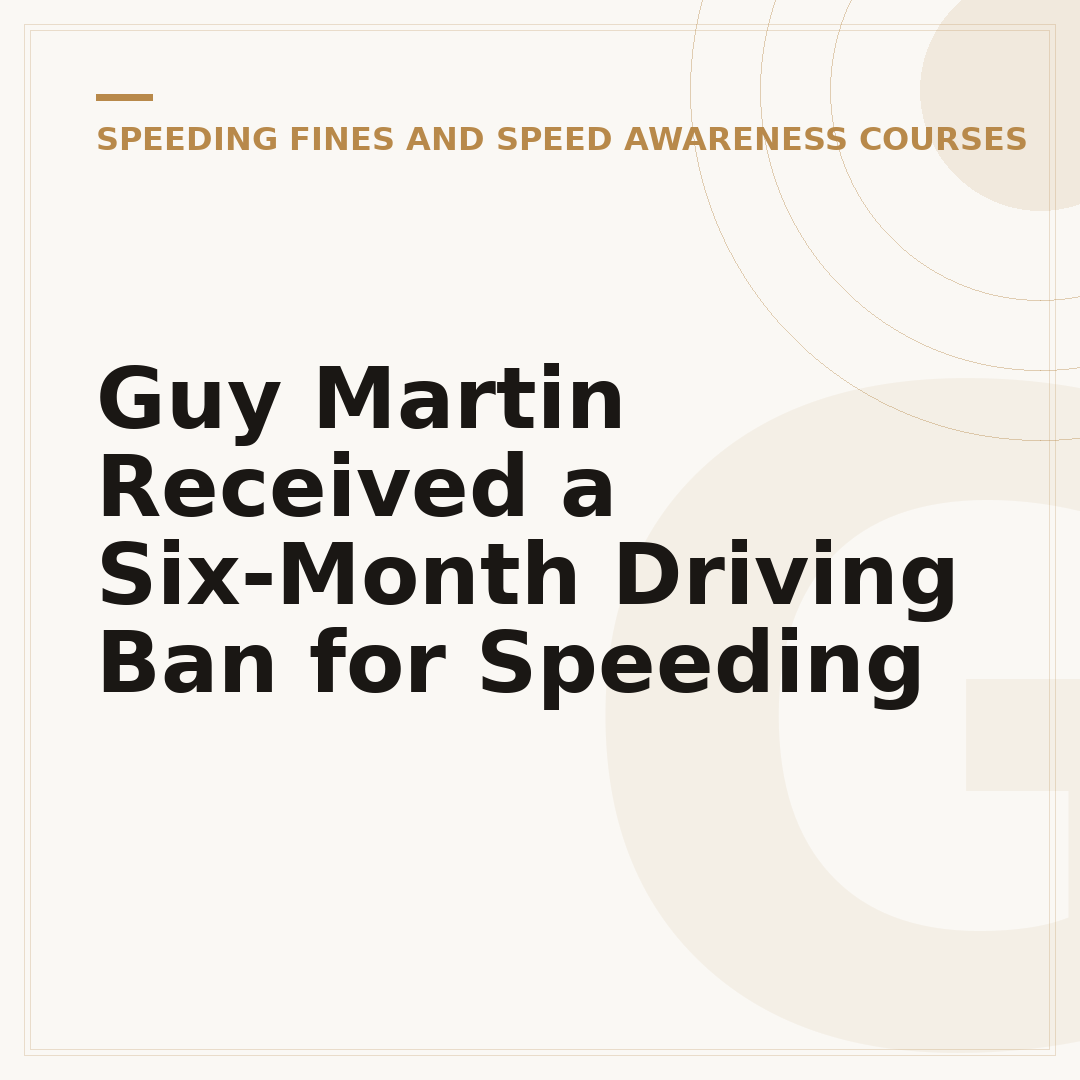 Guy Martin Received a Six-Month Driving Ban for Speeding