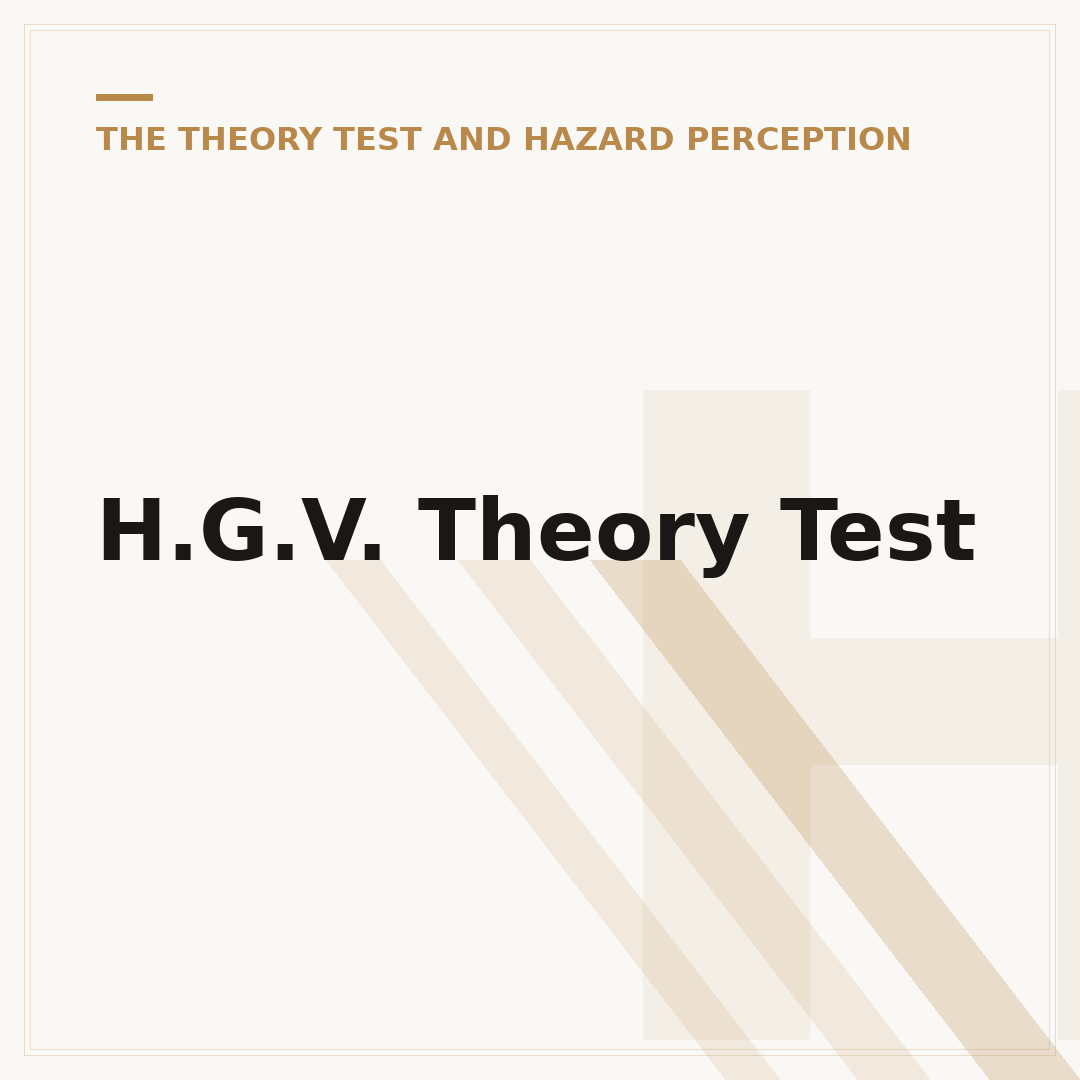 H.G.V. Theory Test