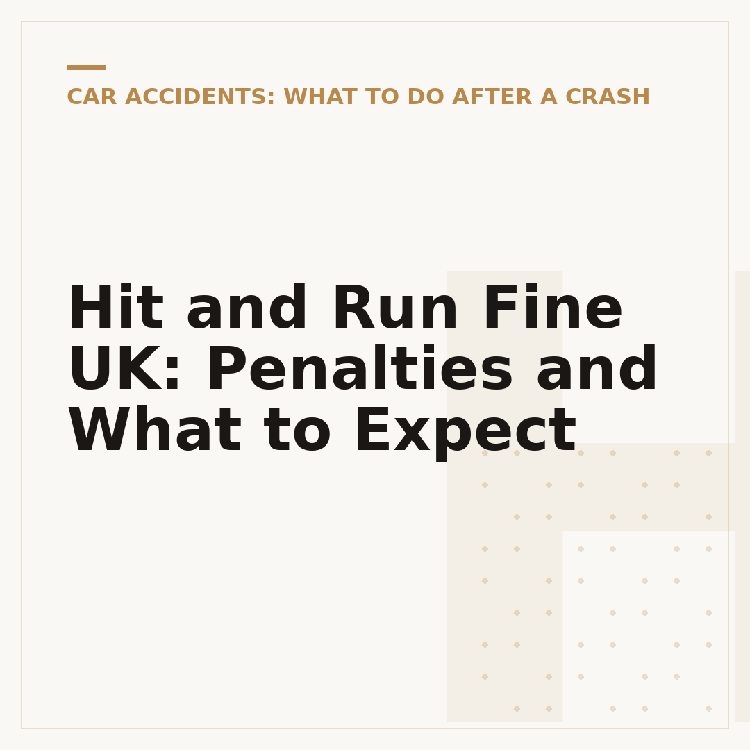 Hit and Run Fine UK: Penalties and What to Expect