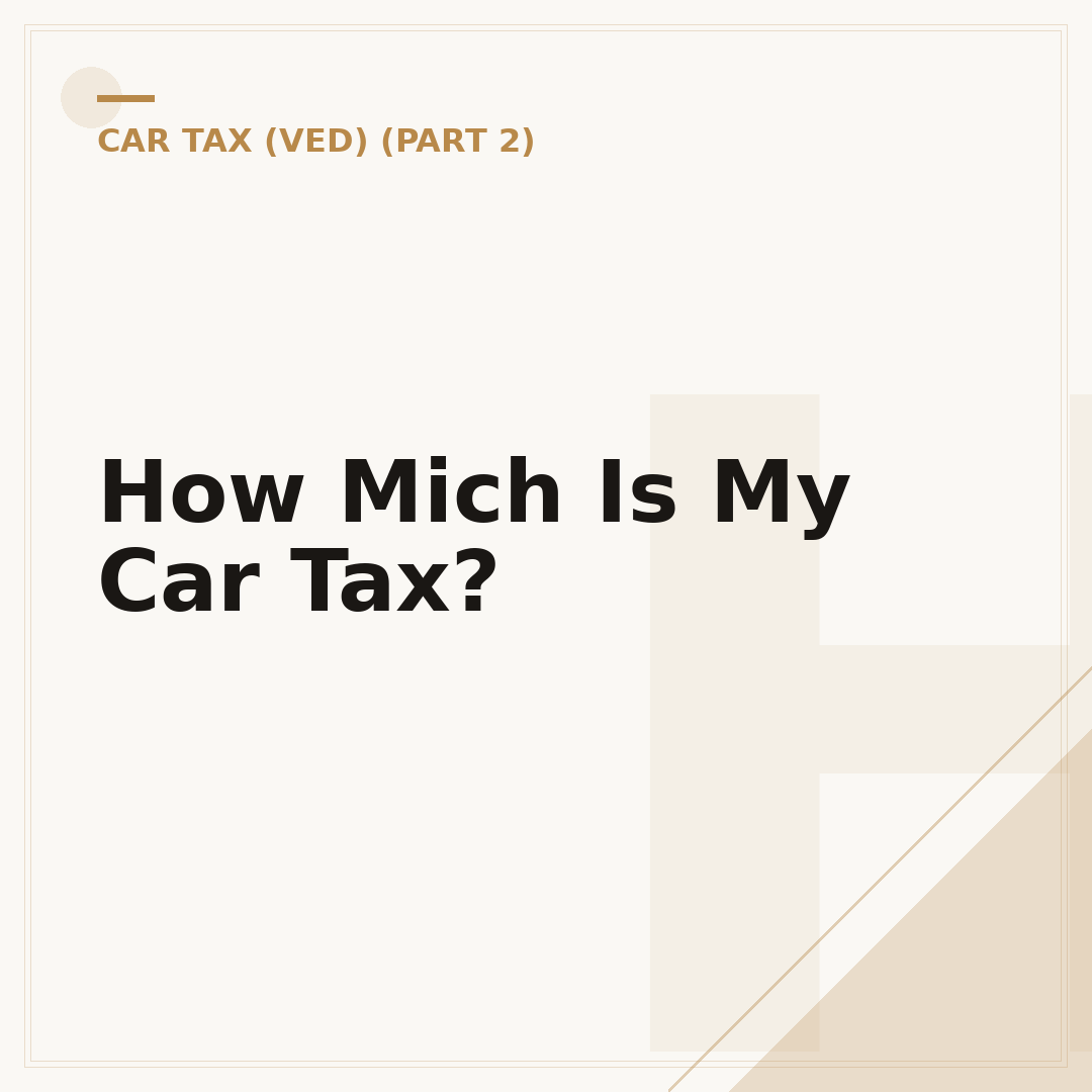 How Mich Is My Car Tax?