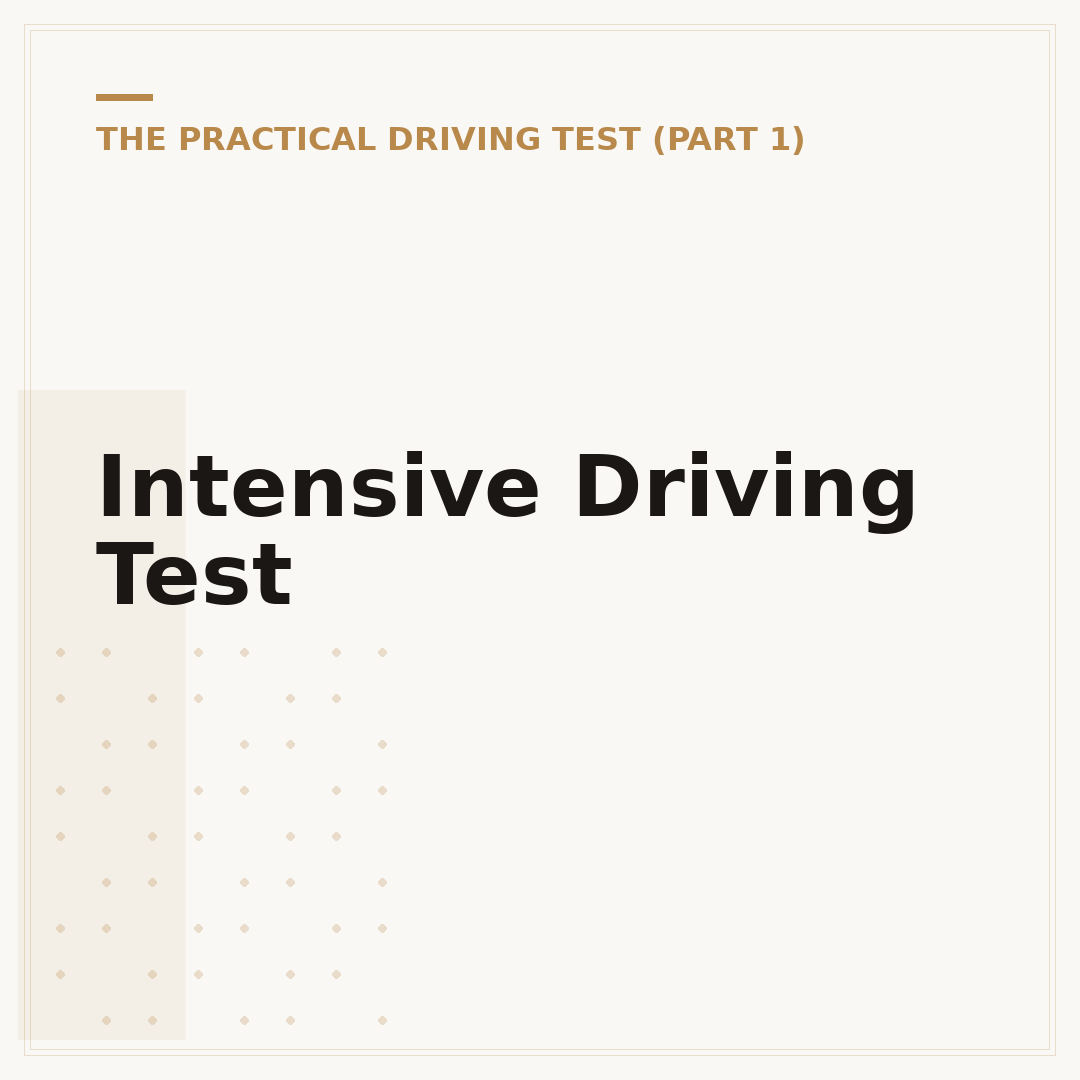 Intensive Driving Test