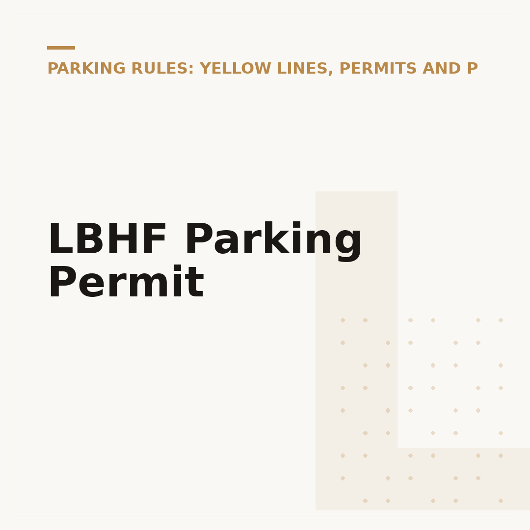 LBHF Parking Permit