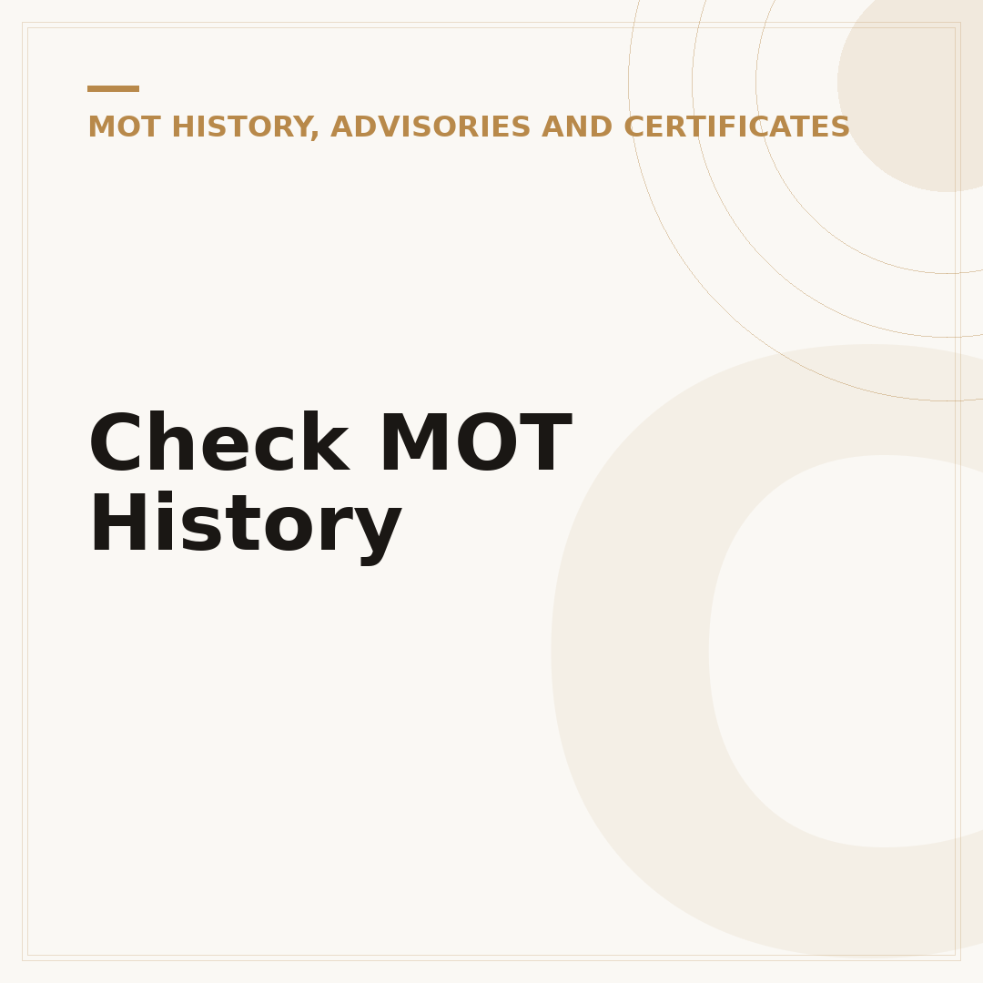 Check MOT History