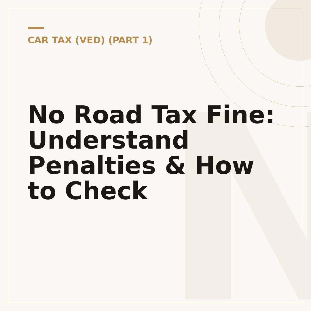 No Road Tax Fine: Understand Penalties & How to Check