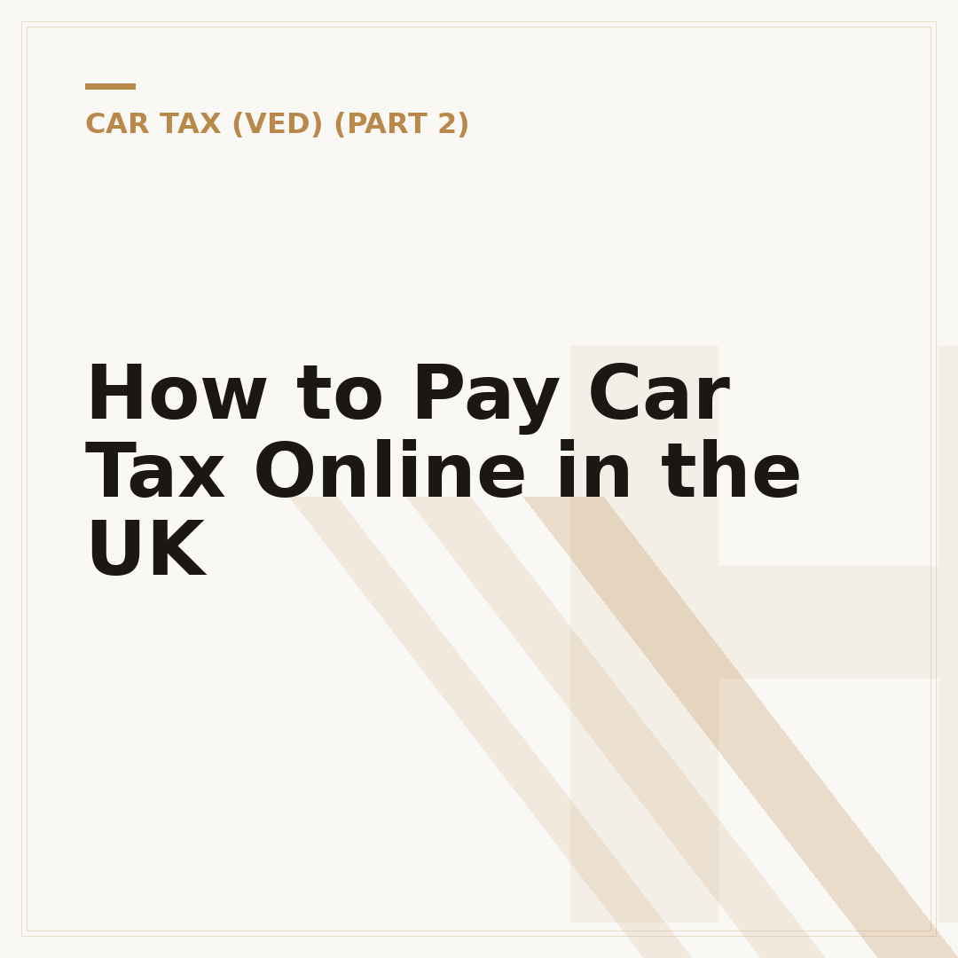 How to Pay Car Tax Online in the UK