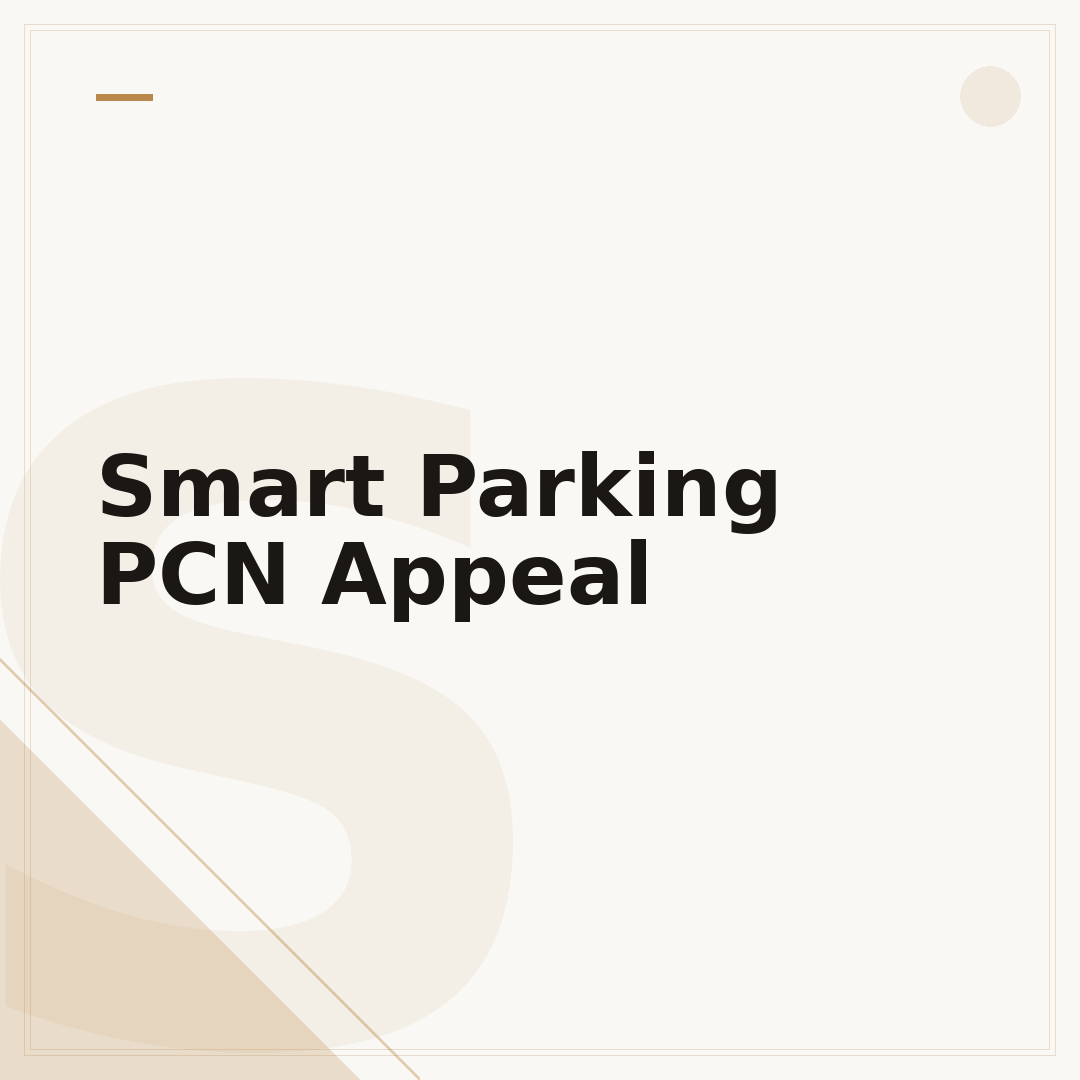 Smart Parking PCN Appeal