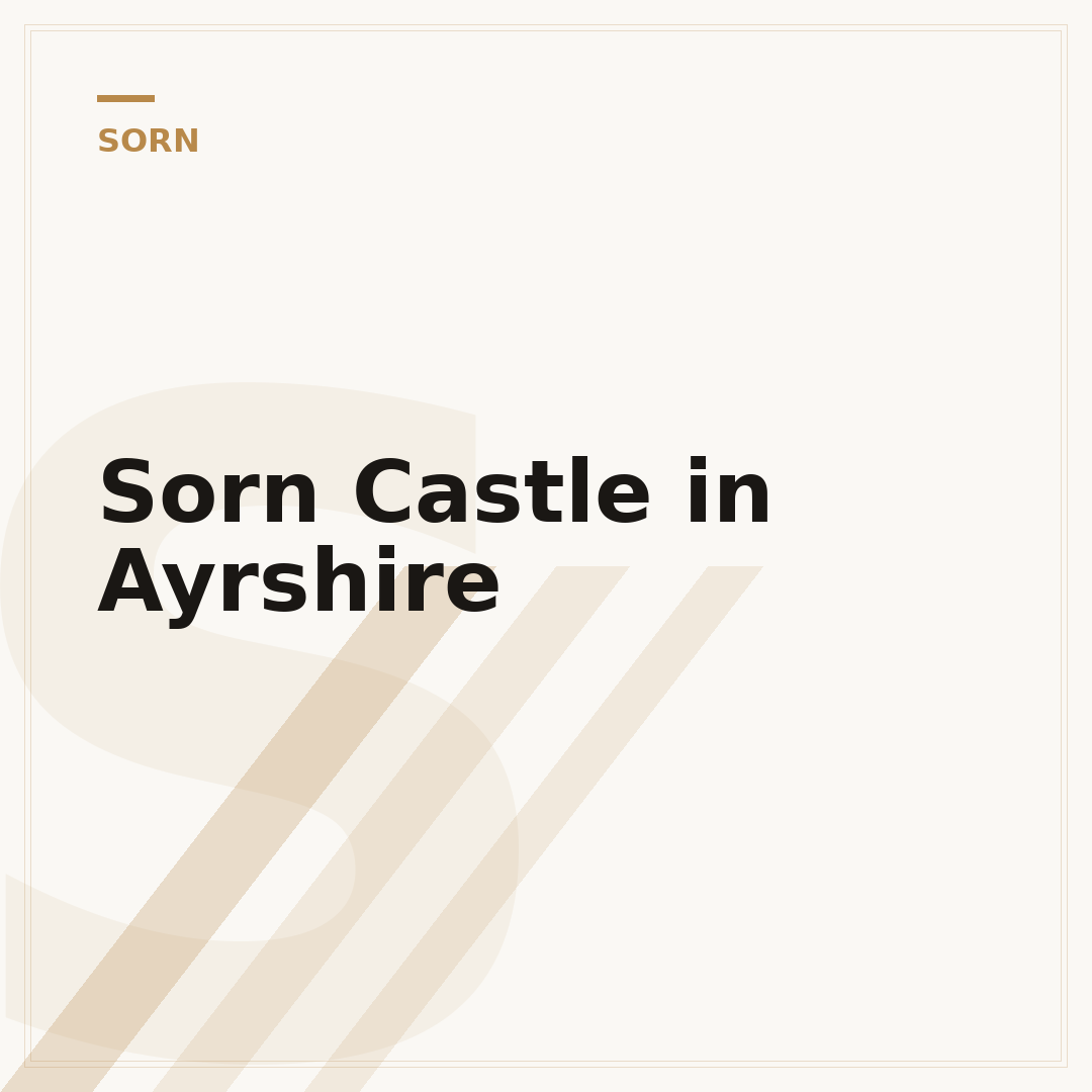 Sorn Castle in Ayrshire