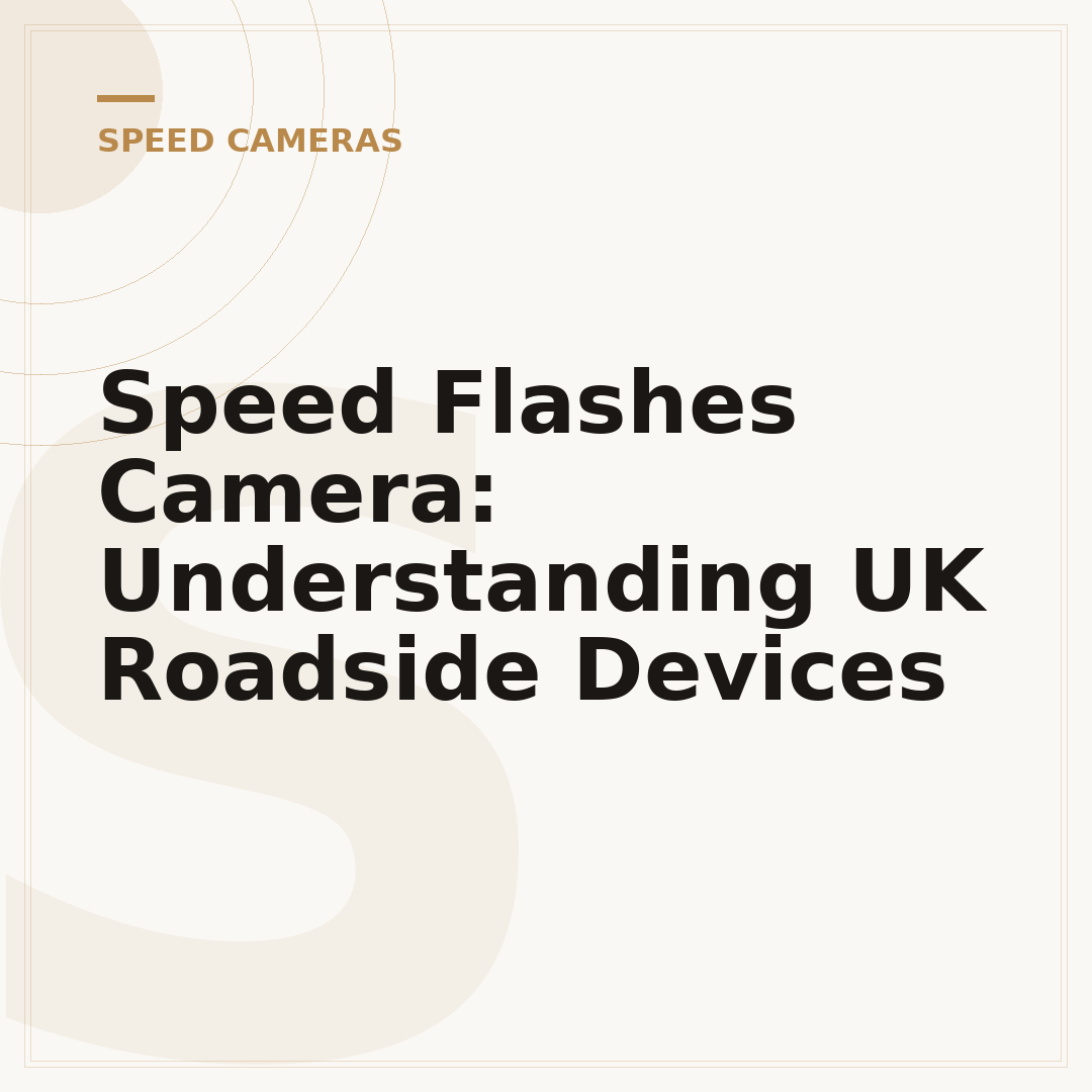 Speed Flashes Camera: Understanding UK Roadside Devices
