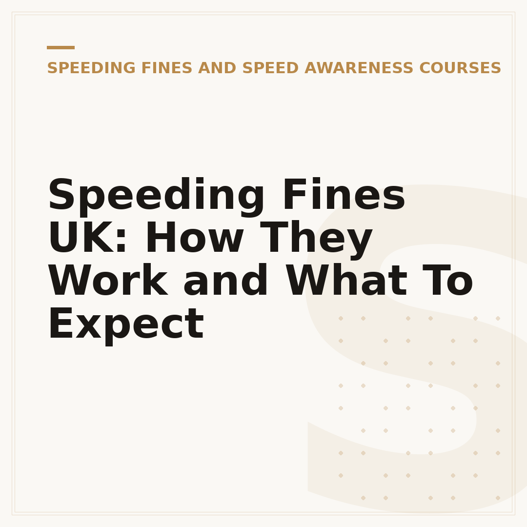 Speeding Fines UK: How They Work and What To Expect
