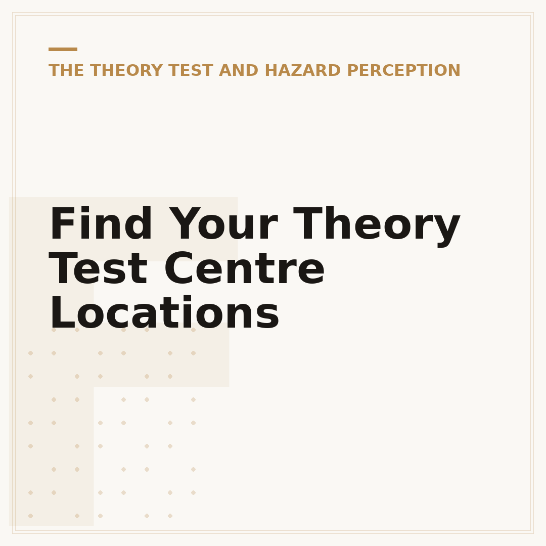 Find Your Theory Test Centre Locations