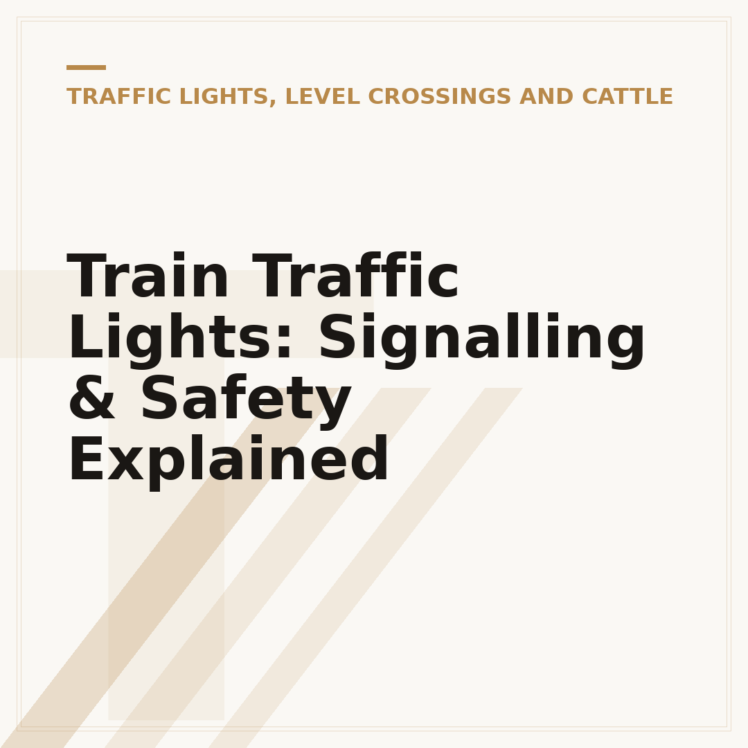 Train Traffic Lights: Signalling & Safety Explained