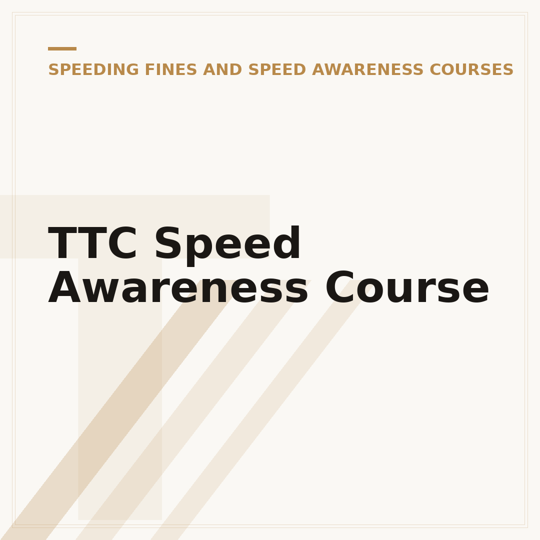 TTC Speed Awareness Course