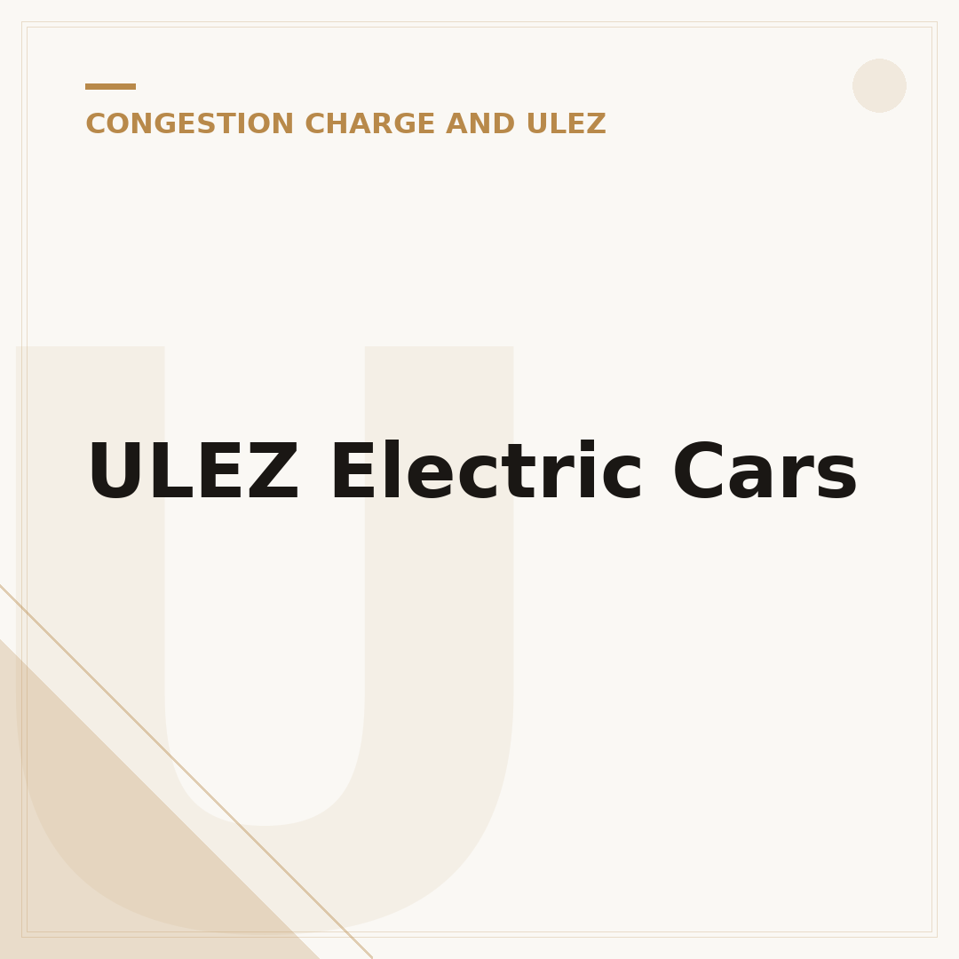 ULEZ Electric Cars