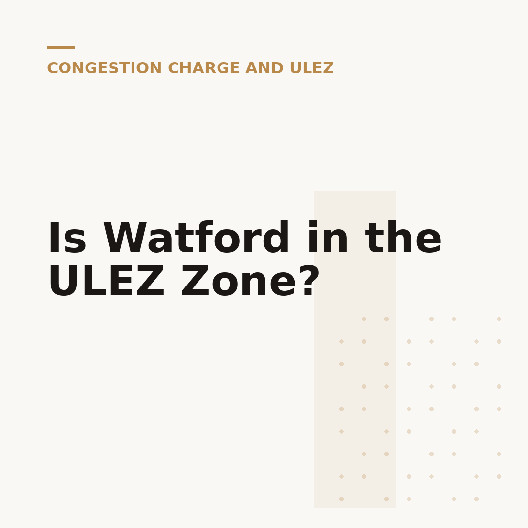 Is Watford in the ULEZ Zone?